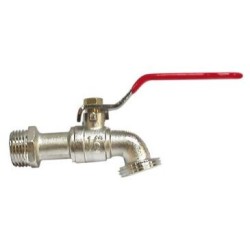 Robinet de jardin 1/4tour 20x27-nez 26x34 vrac
