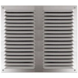 Grille alu anodisé persienne à moustiquaire 200x200 sachet