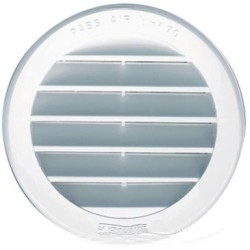 Grille ronde à encastrer avec mousti. d.94 extérieur d.130m