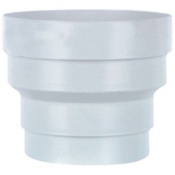 Réduction pvc blanc d.100 à 80mm
