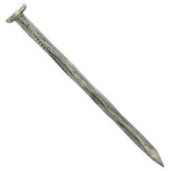 Pointe torsadée TP acier zingué 3.4x70mm 130g