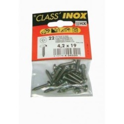 Vis tôle tc pozi inox 4.2x19 x22
