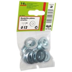 Rondelle plate étroite d.12 azi sachet x16
