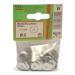Rondelle plate large az.d. 3 cp:2 x123