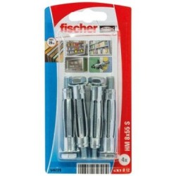 Cheville corps creux hm 8x55 s blister de 4