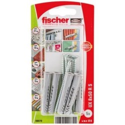 Cheville multimat ux 8x50 rs blister x5