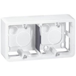 Cadre mosaïc 4 modules 40mm blanc