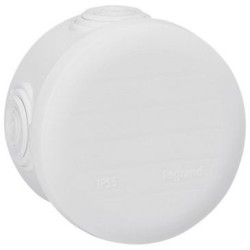 Boîte de dérivation ronde - diamètre70mm  ép. 45mm - ferme