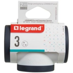 Triplite FB 3x2P+T prenium prises latérales blanc/noir