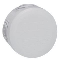 Boîte dérivation diam.60mmx40 Plexo gris 4 embouts vrac