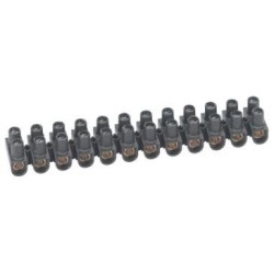 Barrette raccord 25mm2 nylbloc noir vrac