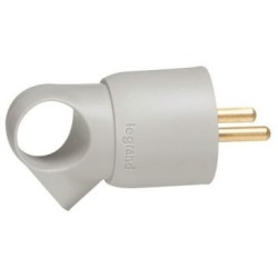 Fiche mâle 2p+t annela gris vrac