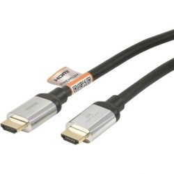 Cordon HDMI 2.0b A M/M - certification PREMIUM - 4K - OR -