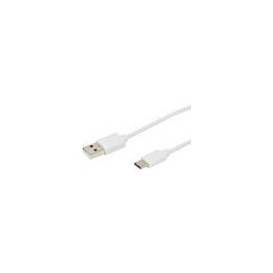 Cordon usb type C M / USB m 3a 1m blanc