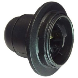 Douille E27   bague pas  noir blister