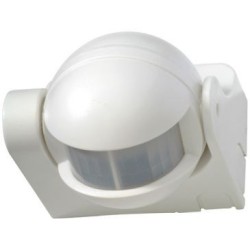 Détecteur de mouvement 180 ip44 blanc