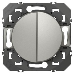 Double va-et-vient 10a aluminium Dooxie