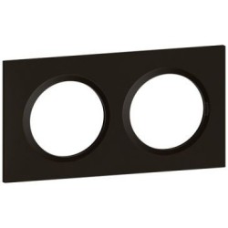 Plaque 2P noir velour Dooxie