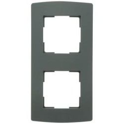 Plaque 2p noire