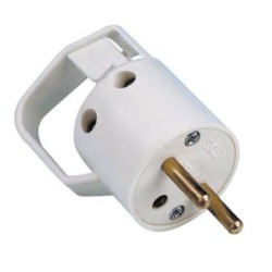 Fiche mâle anneau 16amp blanc vrac