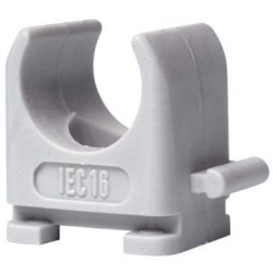 Attache gris 16mm boîte x50