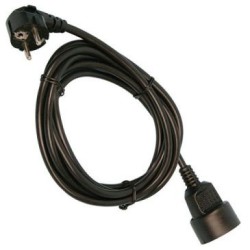 Rallonge 5m noir 3G1.5