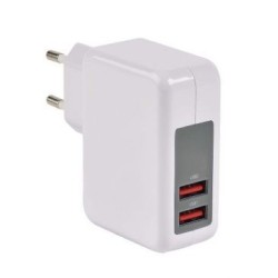 Chargeur usb sur secteur 230v 5v/3.4a smart charge