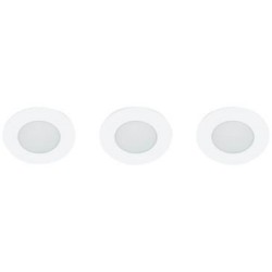 Luminaire à encast. 3 spots 250 lumens 2700k ip65 rd blc