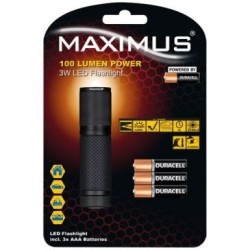 Lampe torche maximus gomme 3w 100lm
