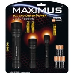 Lampe torche x3 60 70 90 lumens