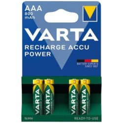 Piles rechargeables HR03/AAA ready 2use 800mAh blister x4