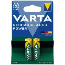 Piles rechargeables HR06/AA ready 2 use 2500mAh blister de 2