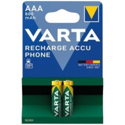 Accus phone LR03 / AAA T398 800MAH blister de 2