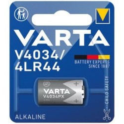 Pile électronique alcaline4LR44 V4034PX blister de 1