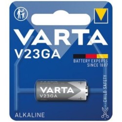 Pile électronique alcaline V23GA blister de 1