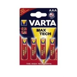 Pile alcaline Longlife Max Power LR03/AAA blister de 4
