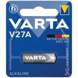 Pile électronique alcaline V27A 12V blister de 1