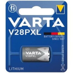 Pile électronique lithium 2CR1/3N 6V V28PXL blister de 1