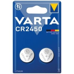 Pile lithium bouton CR2450 blister de 2
