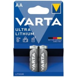 Pile lithium AA professional blister de 2