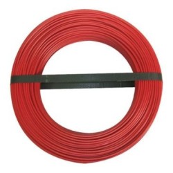 Câble H07VU 1x2.5 10m rouge couronne