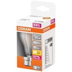 Led std verre dépoli variable 9w b22 1055lm 2700K chd bte1