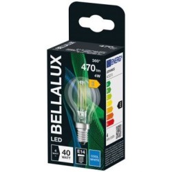 Bellalux led clair sphère e14 4W froid 470lm