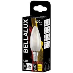Bellalux led dépoli flamme e14 2.5w chaud 250lm