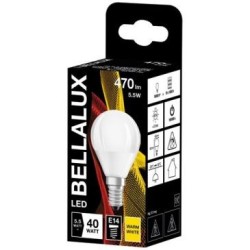 Bellalux led dépoli sphere e14 5.5w chaud 470lm