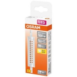 LED crayon slim R7S 78mm 11W 1521lm 2700K blanc chaud boite