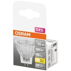 Spot mr11 led 36 verre 4.2w gu4 345lm 2700K chd bte 1