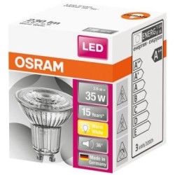 Spot par16 led 36 verre 2.6w gu10 230lm 2700K chd bte 1