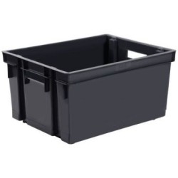 Bac rangement 30l gris