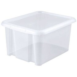 Boîte de rangement funny box 30l naturel
